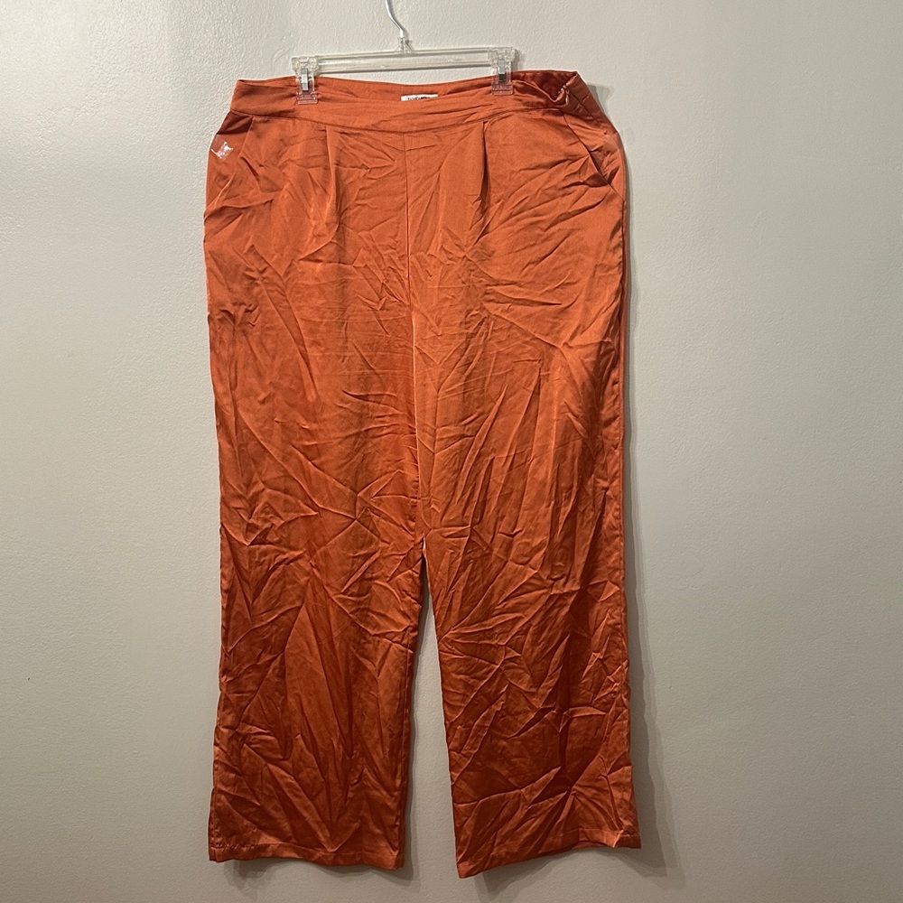 Fashion Nova Vibrant Orange 2- Piece Outfit